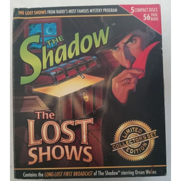 Other - The Shadow The Lost Shows 5 Audio CDs Old Time Radio Orson Welles Preowned